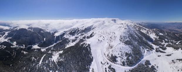 Pistas nevadas de la estación de La Masella